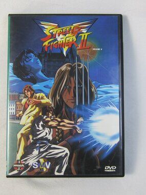 Street Fighter II V Volume 4 DVD 2001 Anime Manga Video Cartoon Comic Animation